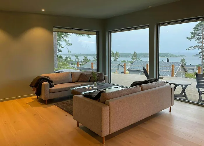 Дом отдыха New With Sea View In Risor *