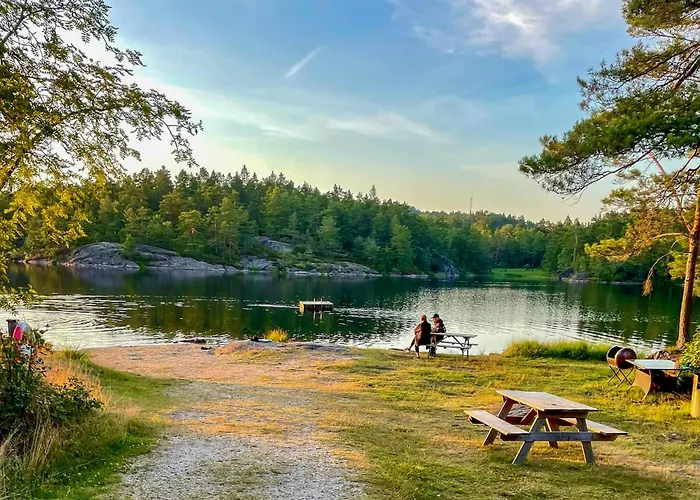 New With Sea View In Risor Дом отдыха *